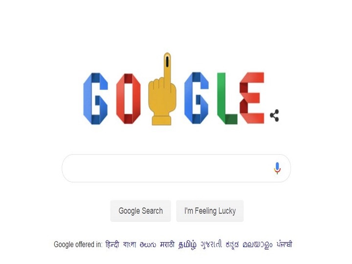 Lok Sabha Elections 2019 Phase 4 How to Vote India - Google Doodle focuses on Lok Sabha polls Lok Sabha Elections 2019 Phase 4 | How to Vote India: Google Doodle focuses on Lok Sabha polls