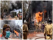 PICTURES: Massive Fire At Four Chemical Factories In Delhi\'s Naraina