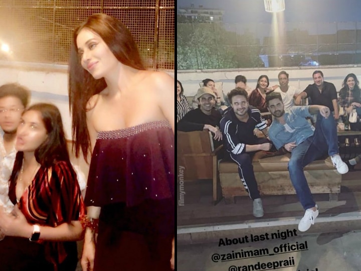 'Ishqbaaaz' actress Surbhi Chandna's boyfriend spotted with her and co-stars during a bash! 'Ishqbaaaz' actress Surbhi Chandna spotted partying with her rumored boyfriend Karan Sharma & co-stars!