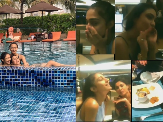 Kasautii Zindagii Kay: After a cool pool party, Erica Fernandes-Hina Khan enjoy a dinner date together! 'Kasautii Zindagii Kay' onscreen rivals Hina Khan, Erica Fernandes go out for dinner together