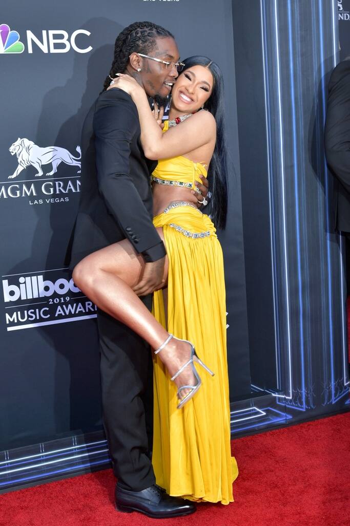 The I Like It hitmaker put on a loved-up display with her husband, Migos star Offset