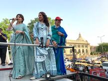 PICTURES: Actor Sonakshi Sinha Campaigns For Mother Poonam Sinha Along With Dimple Yadav