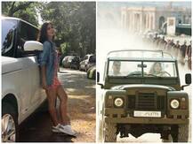 Katrina Kaif flaunts new car, shows off driving skill!