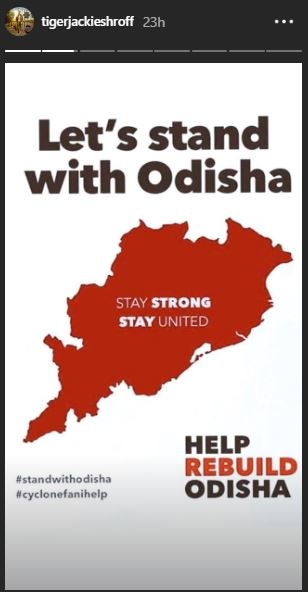 Tiger, Disha, Varun & other B-town celebs urge fans to donate for cyclone-hit Odisha!