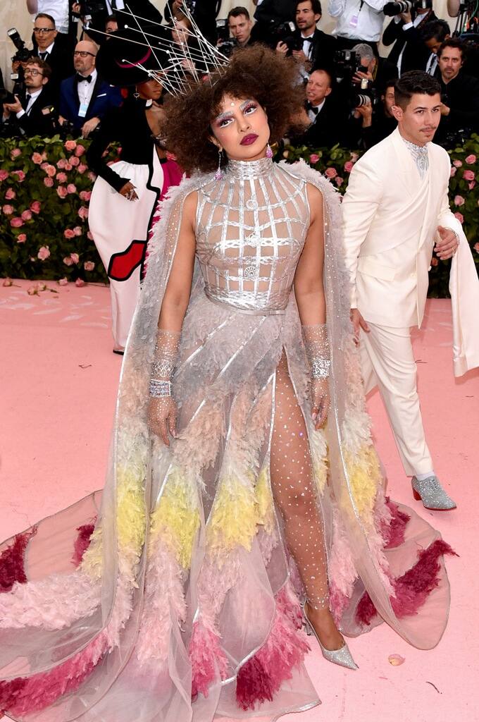 At the Met gala red carpet the A-listers strut their stuff, usually in the most eye-popping ensemble they can find to match the theme.