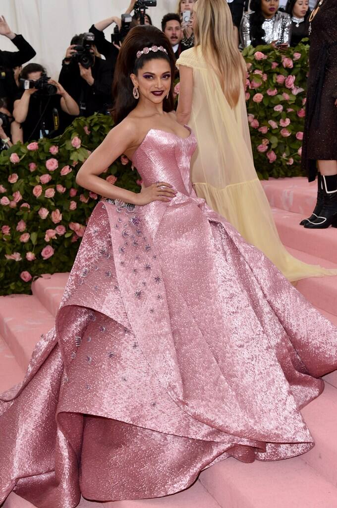 Her look turned heads on the red carpet and her fans on social media even compared her to a Barbie doll[Pic credit: Getty] 