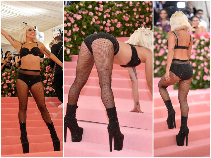 Met Gala 2019 Lady Gaga strips to underwear on the red carpet as she changes outfits 4 times! Met Gala 2019: Lady Gaga strips to underwear on the red carpet as she changes outfits 4 times!