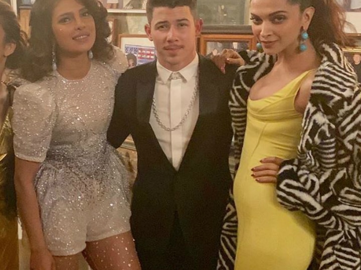 Met Gala 2019 After-Party Priyanka Chopra-Nick Jonas pose with Deepika Padukone in a group pic Met Gala 2019 After-Party: Priyanka Chopra-Nick Jonas pose with Deepika Padukone in a group pic