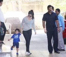 PHOTOS: Doting mommy Kareena Kapoor picks up her baby boy Taimur Ali Khan from his playschool!
