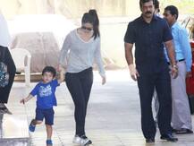 PHOTOS: Doting mommy Kareena Kapoor picks up her baby boy Taimur Ali Khan from his playschool!