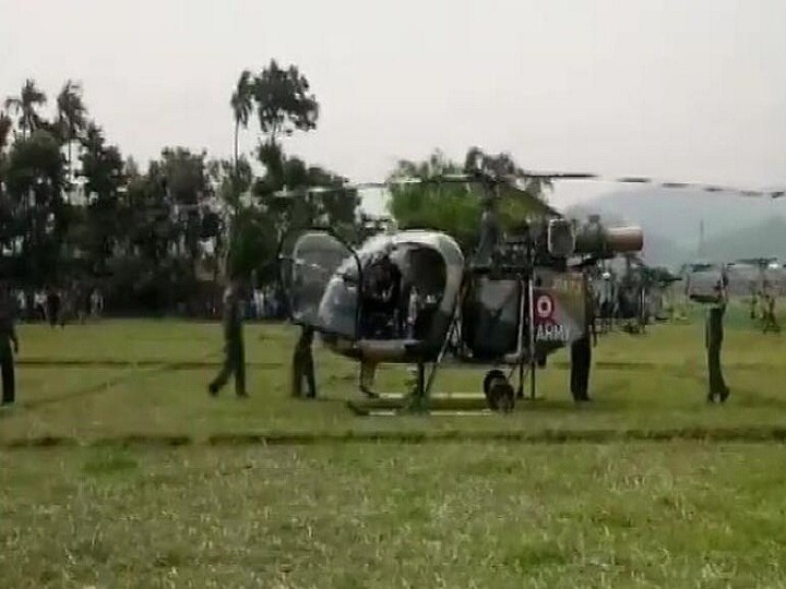 Indian Army chopper makes emergency landing in Assam's Nagaon after developing technical snag Indian Army chopper makes emergency landing in Assam's Nagaon after developing technical snag