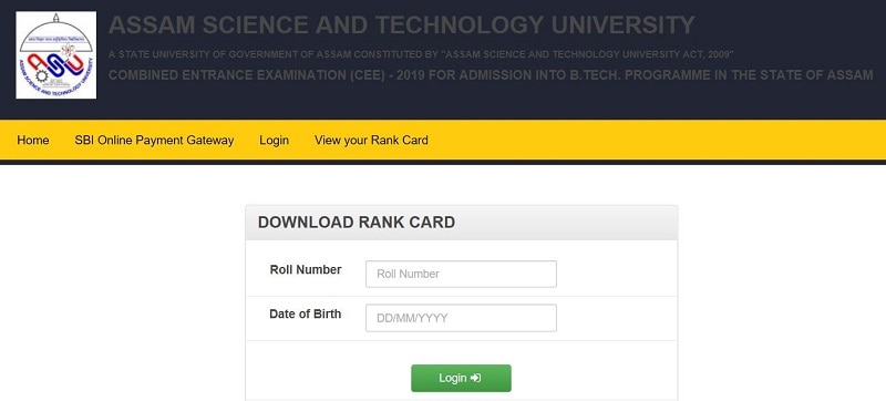 Assam CEE 2019 result DECLARED, check direct link to Download Rank Card