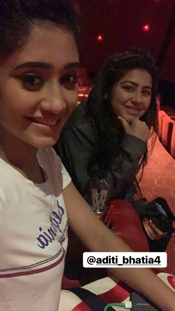 VIDEO: Yeh Rishta's Naira aka Shivangi Joshi enjoys movie date with Aditi Bhatia; cries after watching Avengers: Endgame