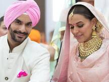 Neha Dhupia & Angad Bedi celebrate first anniversary; share UNSEEN video from their wedding