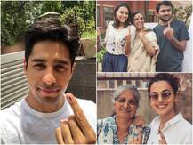 Lok Sabha Elections 2019: Sidharth Malhotra, Taapsee Pannu, Swara Bhasker & other B\'wood celebs cast their vote