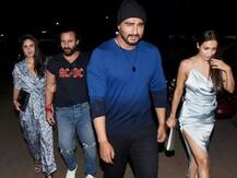 PICS: Kareena Kapoor, Saif Ali Khan, Malaika Arora & Arjun Kapoor step out for a party on Saturday night