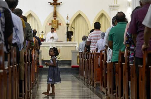Parking is banned near the churches and officials have requested worshippers to bring along only minimum baggage. / AFP IMAGE
