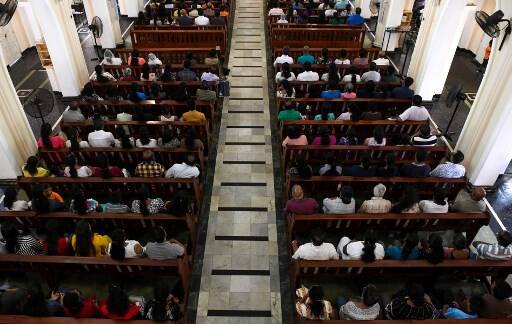 Seven suicide bombers struck two Catholic and one Protestant church and three luxury hotels. / AFP IMAGE