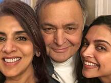 PICS: Deepika Padukone meets Rishi Kapoor, Neetu Kapoor in New York!