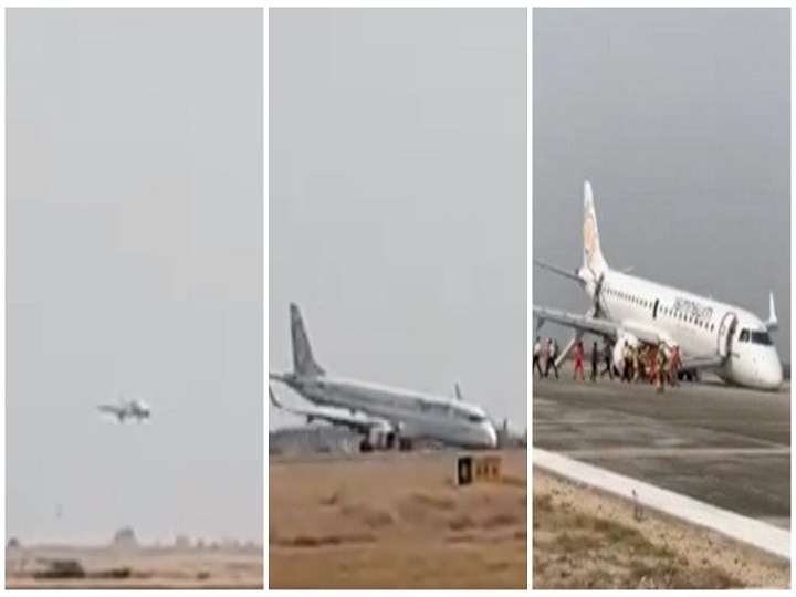 Shocking Video! Pilot makes emergency landing as plane's front wheel fail in Myanmar Shocking Video! Pilot makes emergency landing as plane's front wheel fail in Myanmar