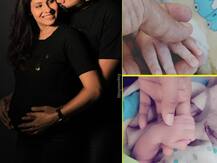 Chhavi Hussein\'s husband Mohit also shares pic with newborn son \'Arham\', born in the 10th month of pregnancy!