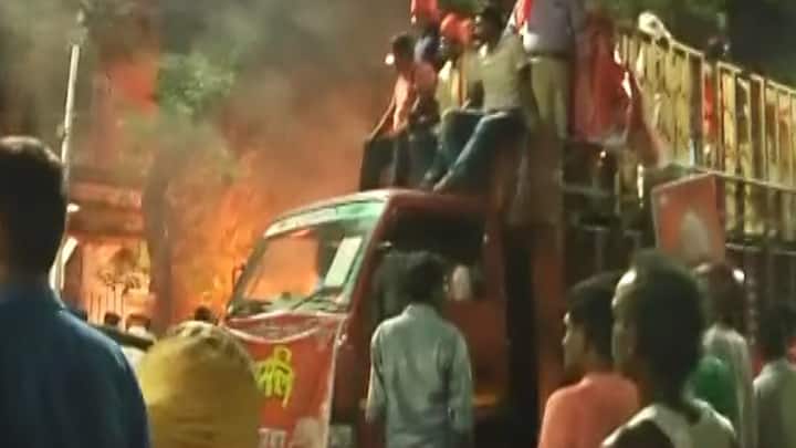 It is said that sticks were hurled at Shah’s truck.