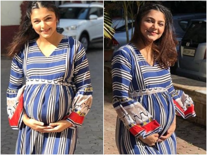 PICS- Diya Aur Baati Hum actress Pooja Sharma flaunts her baby bump, is pregnant with her second child PICS: Diya Aur Baati Hum actress Pooja Sharma looks pretty as she flaunts her baby bump