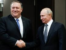Putin says \'want to fully restore Russia-US ties\' during Pompeo visit; also praises Mueller probe