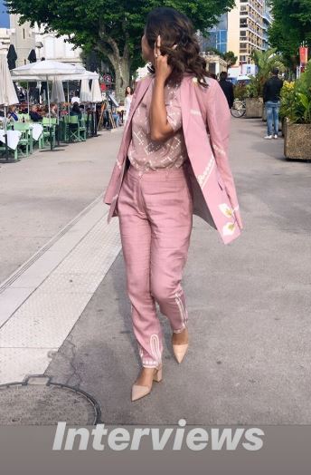 Cannes Film Festival 2019: TV actress Hina Khan shares her FIRST look from Cannes in a pink pantsuit!