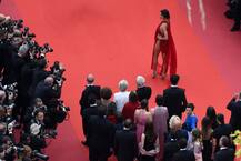 Cannes 2019: This celebrity leaves little to imagination on the RED CARPET in a thigh-high slit exposing gown which showed off plenty of skin!