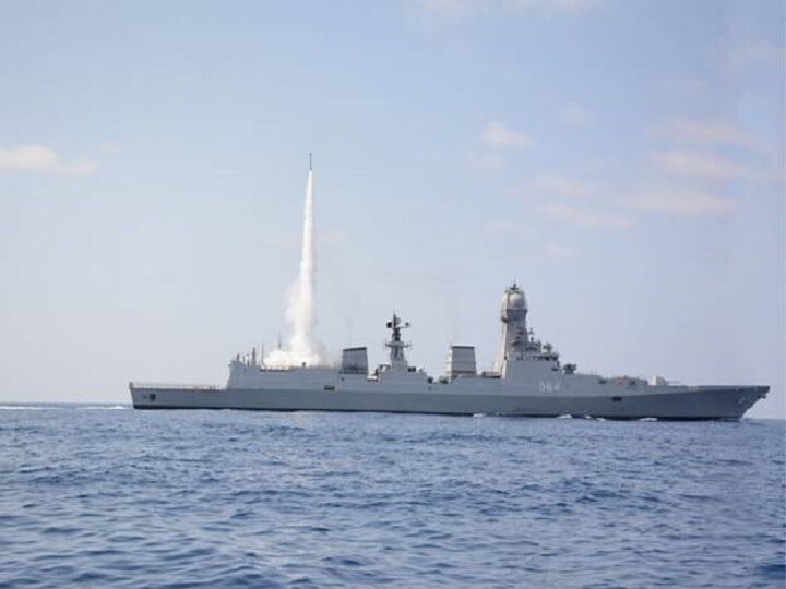 Indian Navy successfully test-fires MRSAM missile Indian Navy successfully test-fires MRSAM missile