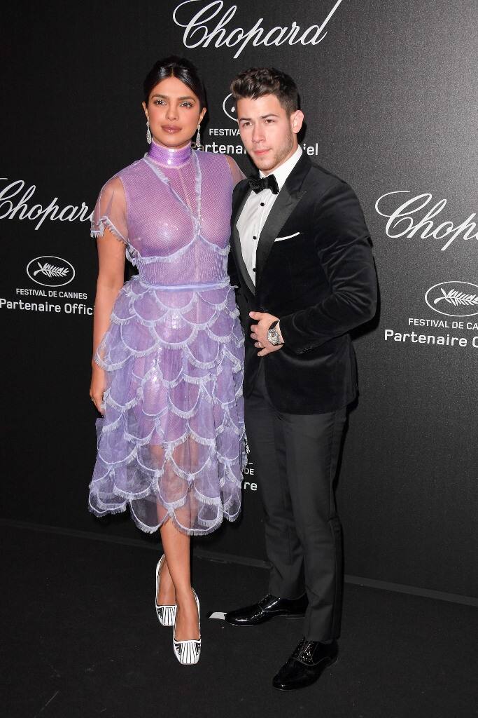 After her stunning debut on the red carpet of Cannes Film Festival this year Priyanka was joined by husband and singer Nick Jonas on her second day at the French Riviera.