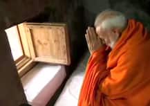 PICTURES: Dressed in Saffron Robe, PM Modi Meditates At Holy Cave In Kedarnath