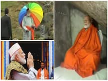 PICTURES: Dressed in Saffron Robe, PM Modi Meditates At Holy Cave In Kedarnath