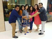 PICS: Pregnant TV actress Neha Kaul flaunts baby bump as she reunites with her \'Bahu Hamari Rajni Kant\' co-stars!