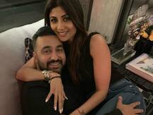 Raj Kundra can\'t keep his hands off \'HOT GF\' Shilpa Shetty; Shares cosy pictures on social media!