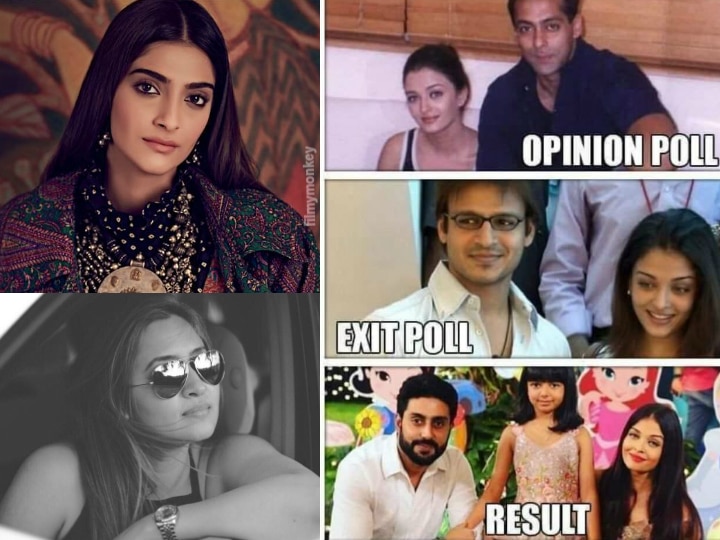 Sonam Kapoor, Jwala Gutta & fans lash out at Vivek Oberoi for Exit Poll meme on Aishwarya Rai Bachchan-Salman Khan Sonam Kapoor, Jwala Gutta & fans lash out at Vivek Oberoi for Exit Poll meme on Aishwarya Rai Bachchan-Salman Khan