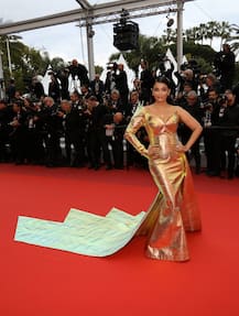 Cannes 2019: After dazzling in GOLD, Aishwarya Rai Bachchan is a VISION IN WHITE in a ruffled gown in her second RED CARPET appearance!