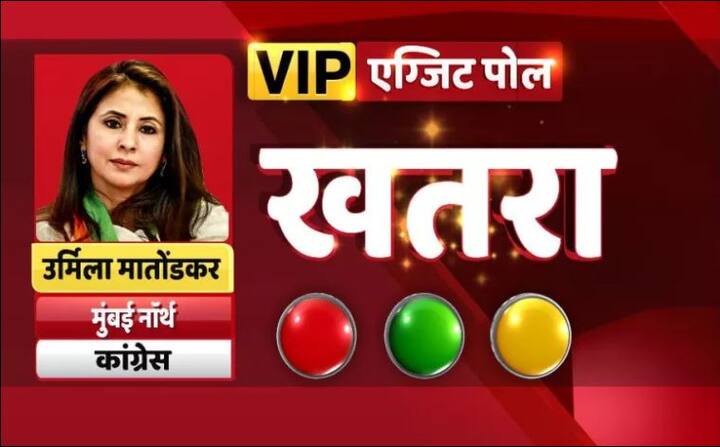 The 'Rangeela' girl is not looking strong in the exit polls and is getting tough competition from BJP's Gopal Shetty at the Mumbai North seat. 