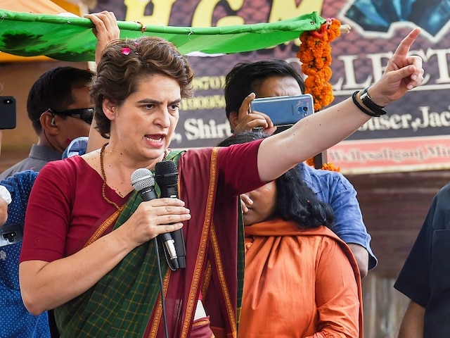 Priyanka Slams Centre For Economic Slowdown; Also Flays UP Government Over Increased VAT On Petrol, Diesel Priyanka Slams Centre For Economic Slowdown; Also Flays UP Government For Increasing VAT On Petrol, Diesel
