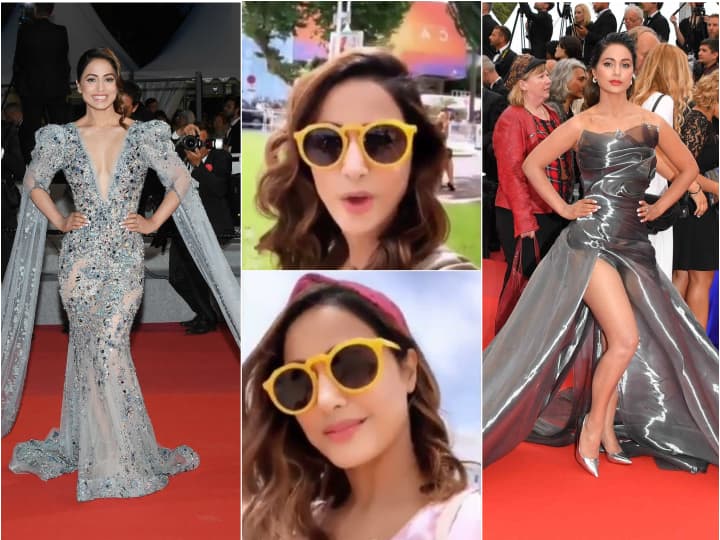 Cannes 2019: After her TWO sensational RED CARPET appearances, Hina Khan bids good bye to Cannes! Cannes 2019: After her TWO sensational RED CARPET appearances, Hina Khan bids good bye to Cannes!