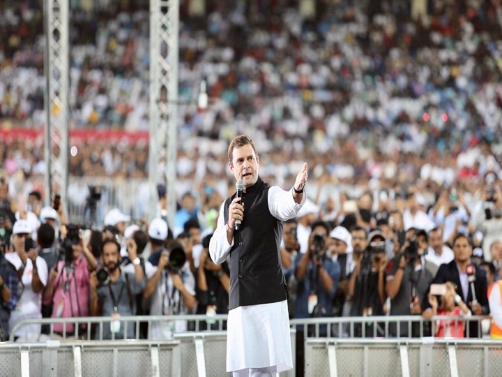 Don't be dishearterned by 'fake exit poll results', Rahul Gandhi tells Congress workers Don't be dishearterned by 'fake exit poll results', Rahul Gandhi tells Congress workers