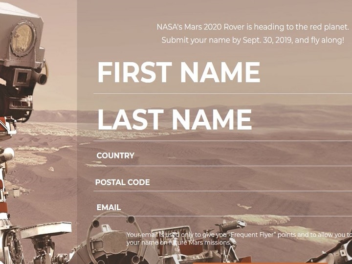 names of missions to mars