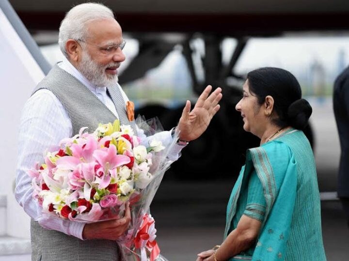Lok Sabha Election Results 2019: Sushma Swaraj congratulates PM Modi for 'big win' Lok Sabha Election Results 2019: Sushma Swaraj congratulates PM Modi for 'big win'