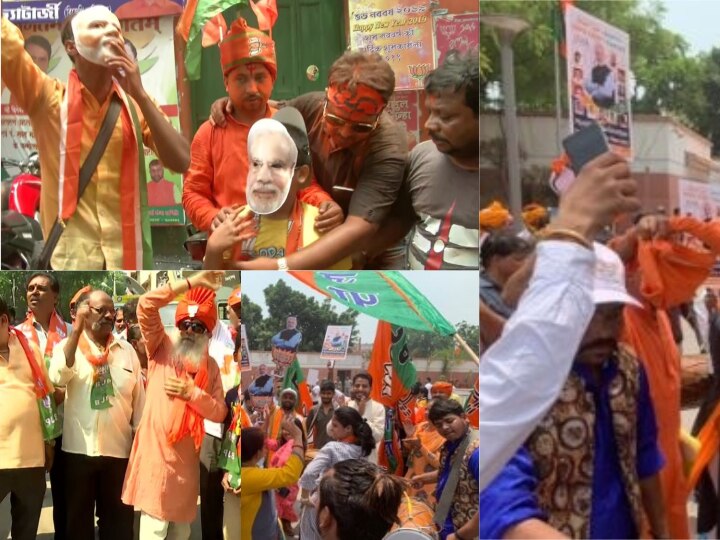 Lok Sabha Election Results 2019: Party workers celebrate across nation as BJP leads comfortably; Modi, Shah surge ahead Lok Sabha Election Results 2019: Party workers celebrate across nation as BJP leads comfortably; Modi, Shah surge ahead