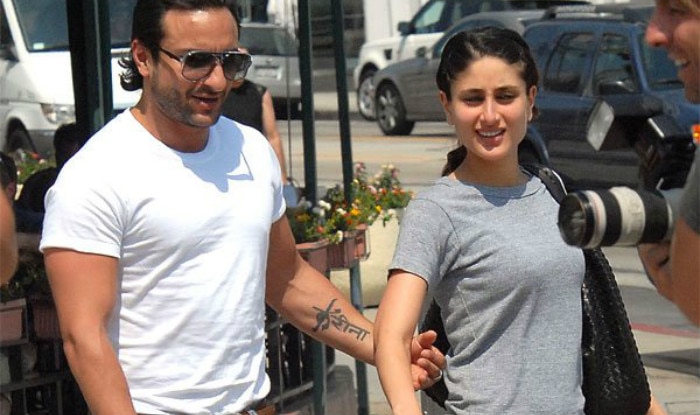 Is Saif Ali Khan's New Tattoo For His Film Jawaani Jaaneman? This Picture  of the Actor With Kareena Kapoor Khan Shows Him Flaunting One | 🎥 LatestLY