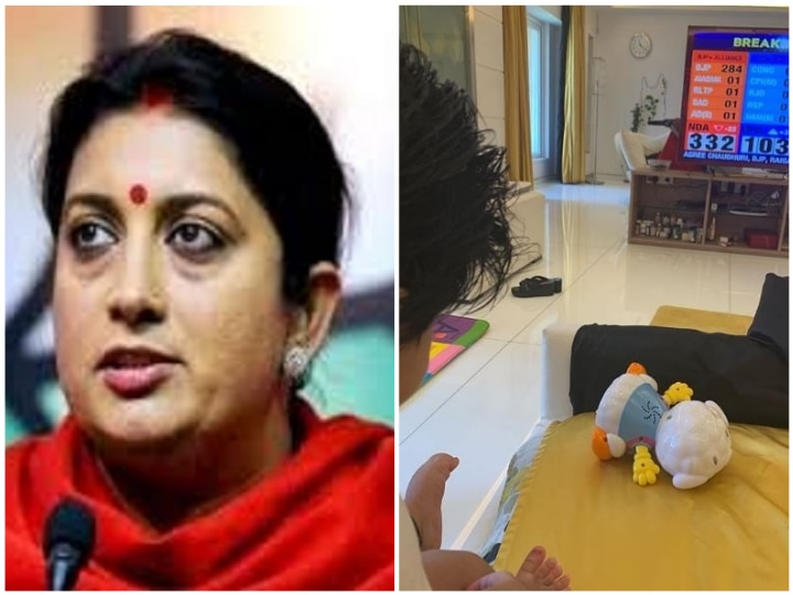 Lok Sabha Election Results 2019: As Smriti Irani leads in Amethi, meet her cutest supporter Ekta Kapoor's baby boy Ravie Kapoor! Lok Sabha Election Results 2019: As Smriti Irani leads in Amethi, meet her cutest supporter! See pic!