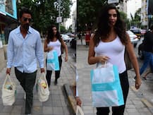 PHOTOS: Arjun Rampal steps out for grocery shopping with PREGNANT girlfriend Gabriella Demetriades