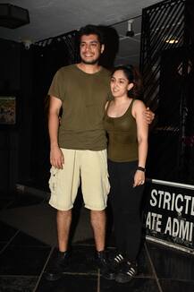 PHOTOS: Aamir Khan\'s son Junaid and daughter Ira look adorable as they pose together TWINING in olive green!