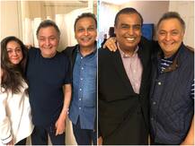 PIC: After Mukesh Ambani, Anil Ambani & wife Tina meet Rishi Kapoor in New York